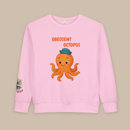 Toddler Sweatshirt - Obedient Octopus