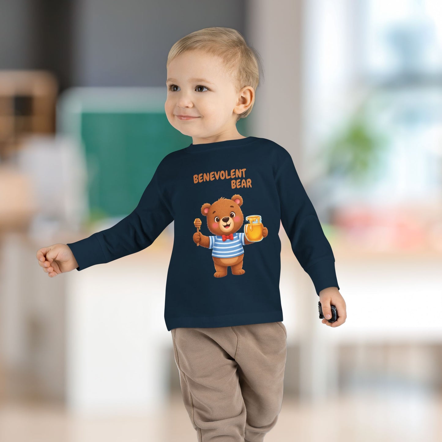 Toddler Long Sleeve Tee - Benevolent Bear