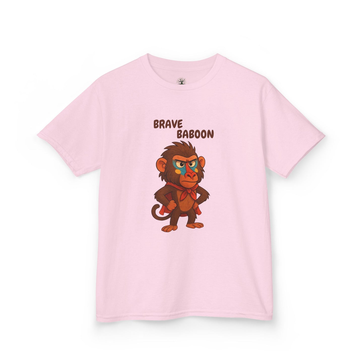 Comfy Kids Tee - Brave Baboon