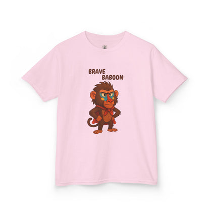 Comfy Kids Tee - Brave Baboon