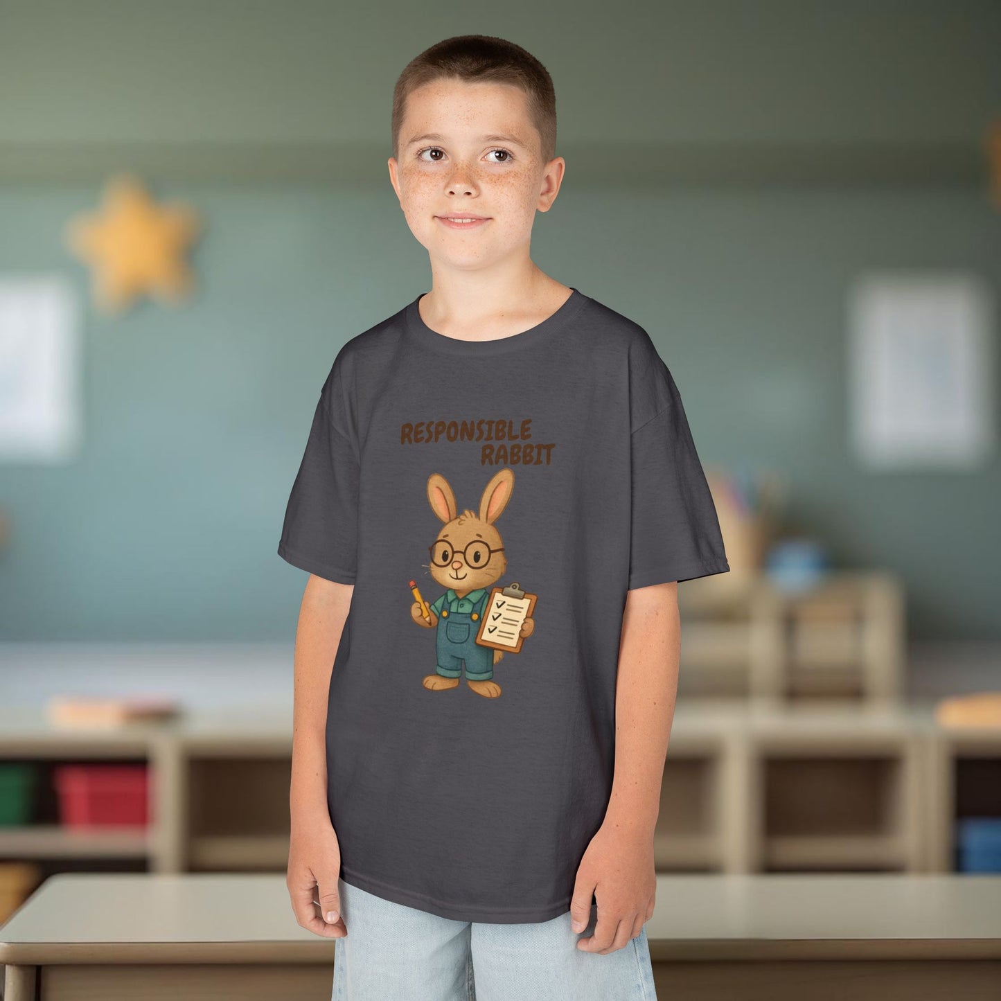 Comfy Kids Tee - Responsible Rabbit