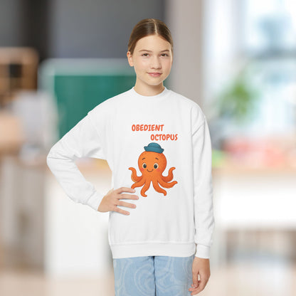 Comfy Kids Sweatshirt - Obedient Octopus