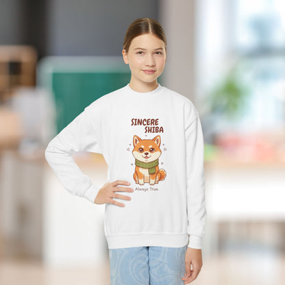 Comfy Kids Sweatshirt - Sincere Shiba - Always True