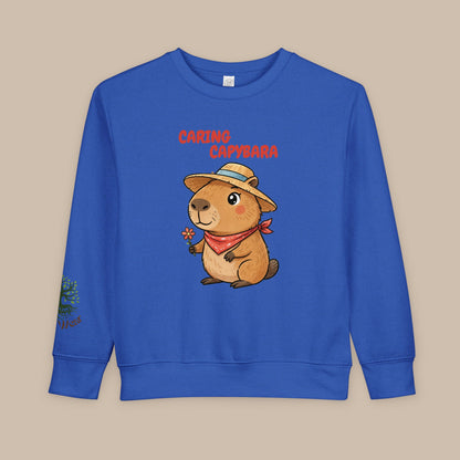 Toddler Sweatshirt - Caring Capybara