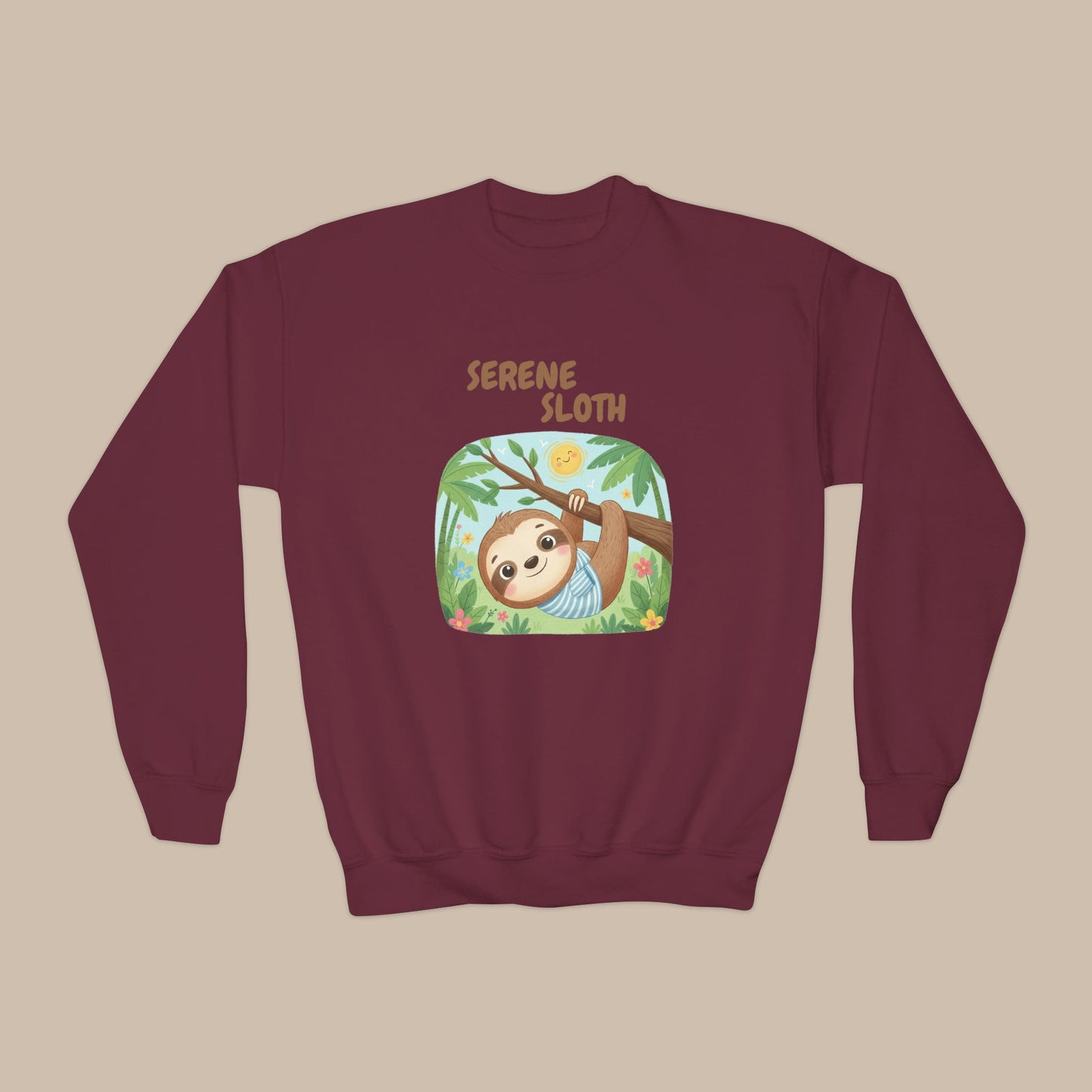Comfy Kids Sweatshirt - Serene Sloth