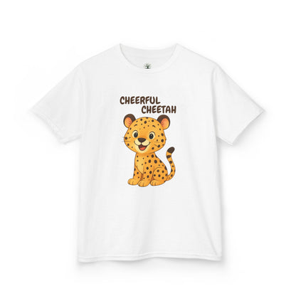 Comfy Kids Tee - Cheerful Cheetah