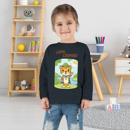Toddler Long Sleeve Tee - Loyal Leopard