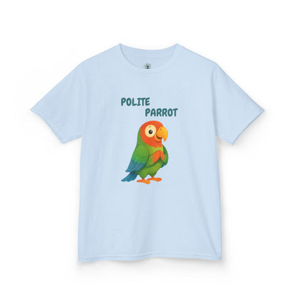 Comfy Kids Tee - Polite Parrot