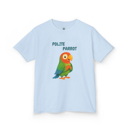 Comfy Kids Tee - Polite Parrot