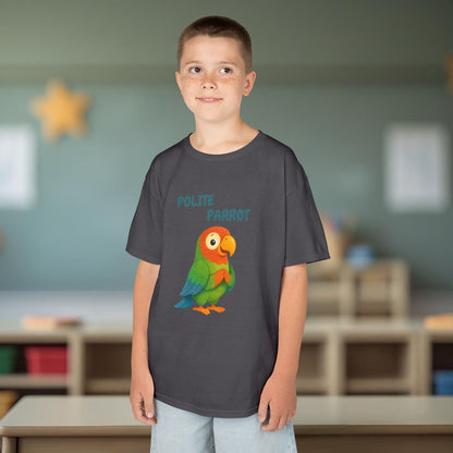 Comfy Kids Tee - Polite Parrot