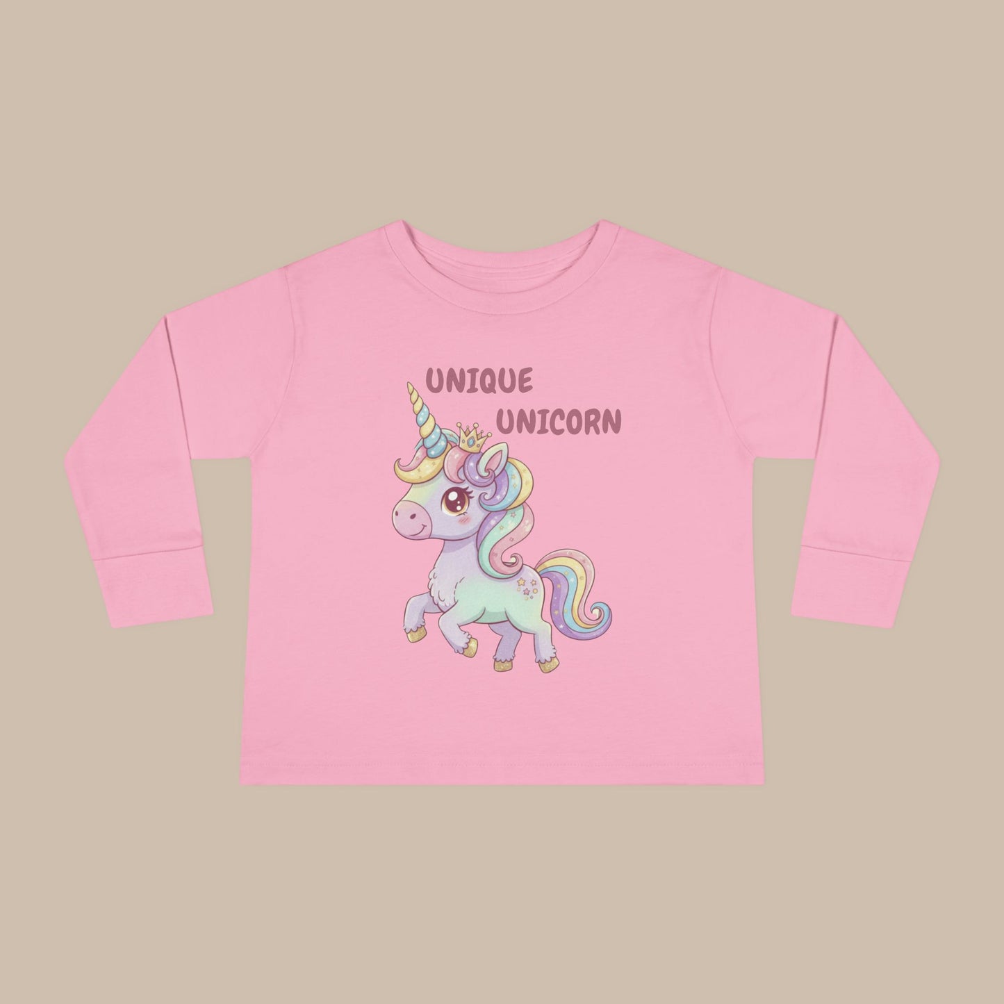 Toddler Long Sleeve Tee - Unique Unicorn