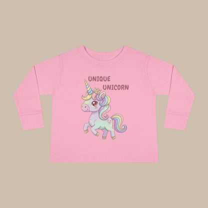 Toddler Long Sleeve Tee - Unique Unicorn