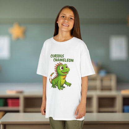 Comfy Kids Tee - Curious Chameleon