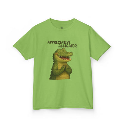 Comfy Kids Tee - Appreciative Alligator