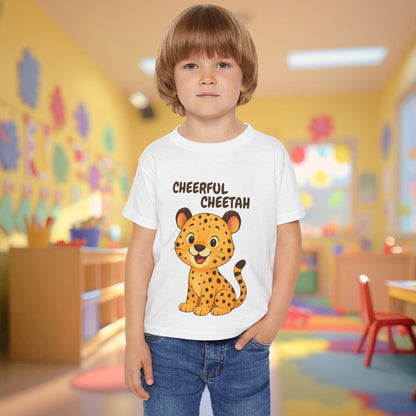 Toddler Tee - Cheerful Cheetah