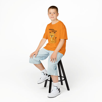 Comfy Kids Tee - Cheerful Cheetah