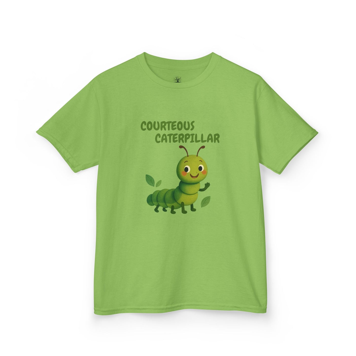 Comfy Kids Tee - Courteous Caterpillar