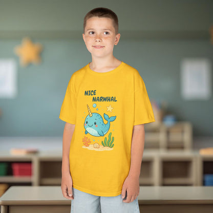 Comfy Kids Tee - Nice Narwhal