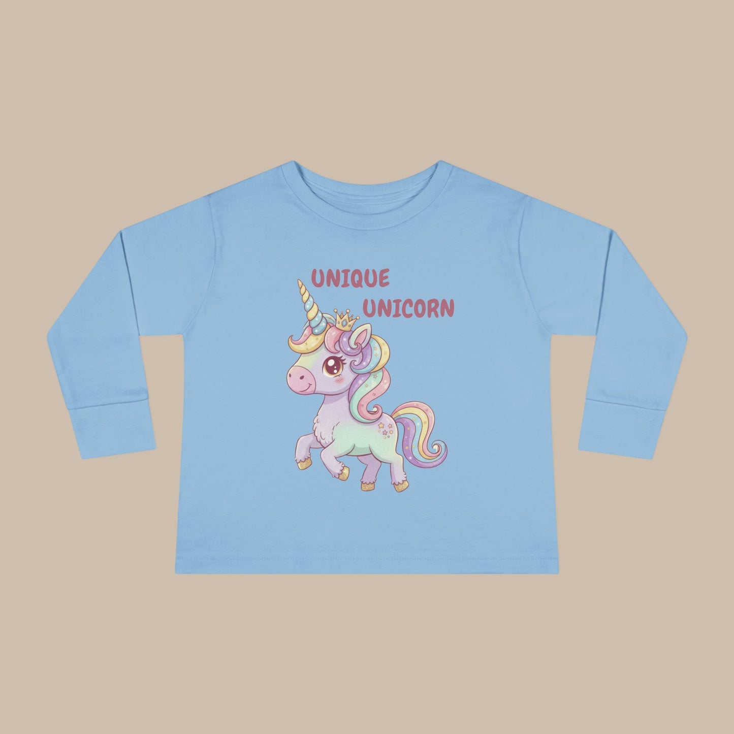Toddler Long Sleeve Tee - Unique Unicorn