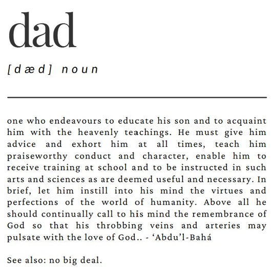 Comfy Cotton Tee - Dad: No Big Deal