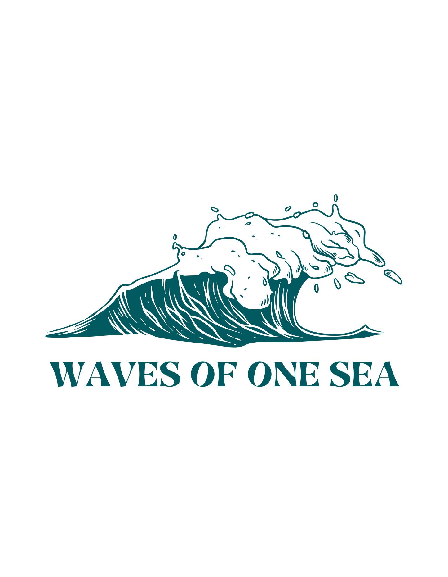 Men’s Low Top Sneakers - Waves of One Sea