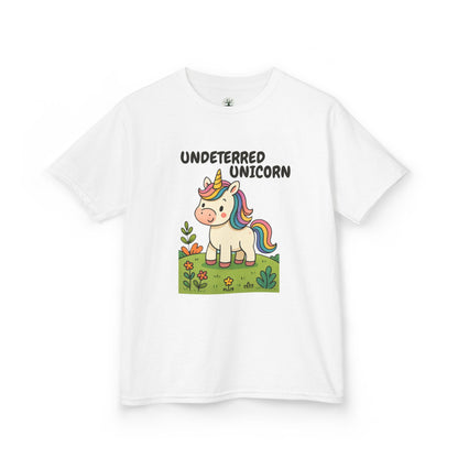 Comfy Kids Tee - Undeterred Unicorn