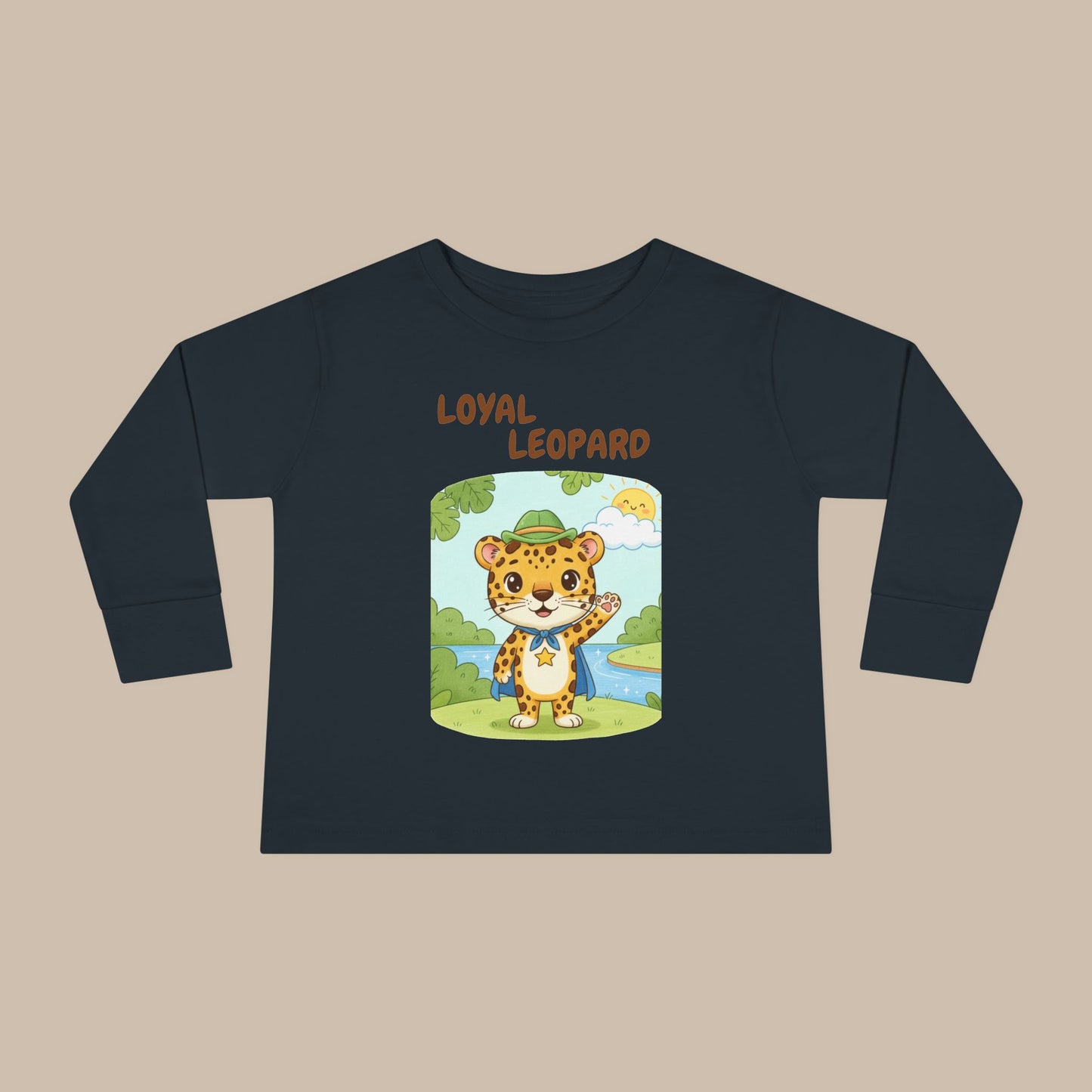 Toddler Long Sleeve Tee - Loyal Leopard