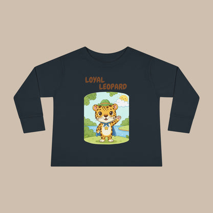 Toddler Long Sleeve Tee - Loyal Leopard