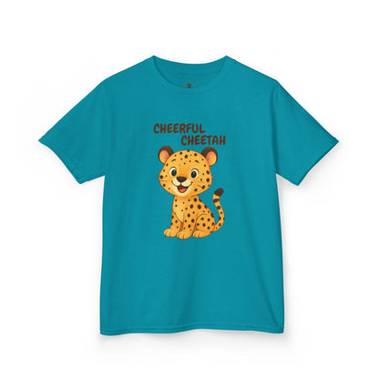 Comfy Kids Tee - Cheerful Cheetah
