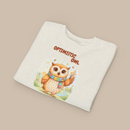 Toddler Sweatshirt - Optimistic Owl