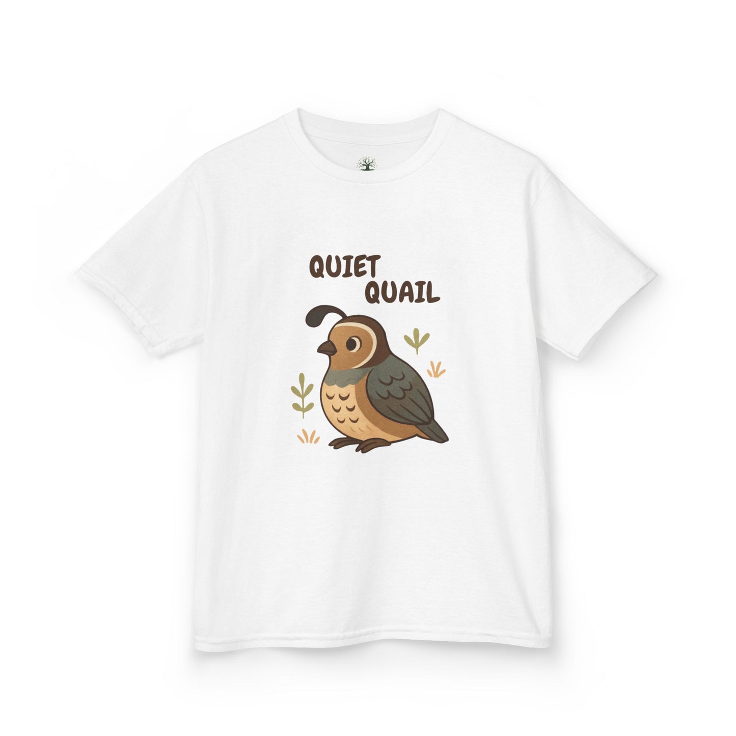 Comfy Kids Tee - Quiet Quail