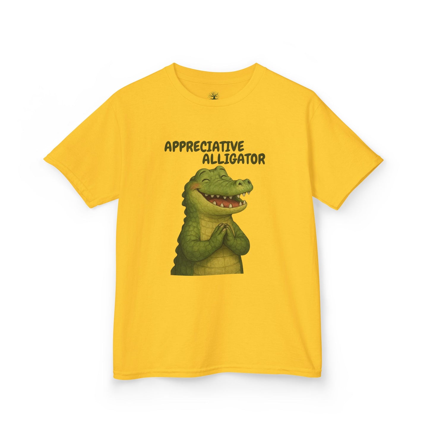 Comfy Kids Tee - Appreciative Alligator