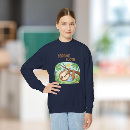 Comfy Kids Sweatshirt - Serene Sloth