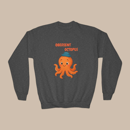 Comfy Kids Sweatshirt - Obedient Octopus