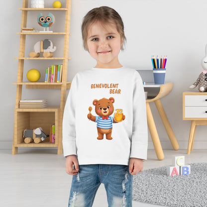 Toddler Long Sleeve Tee - Benevolent Bear