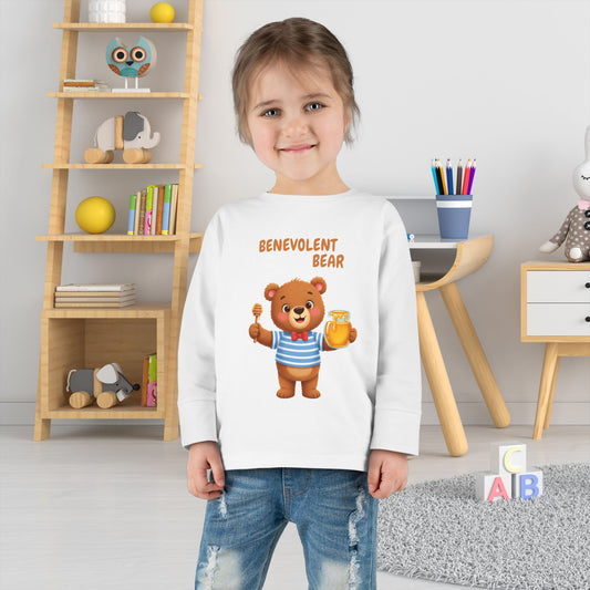Toddler Long Sleeve Tee - Benevolent Bear