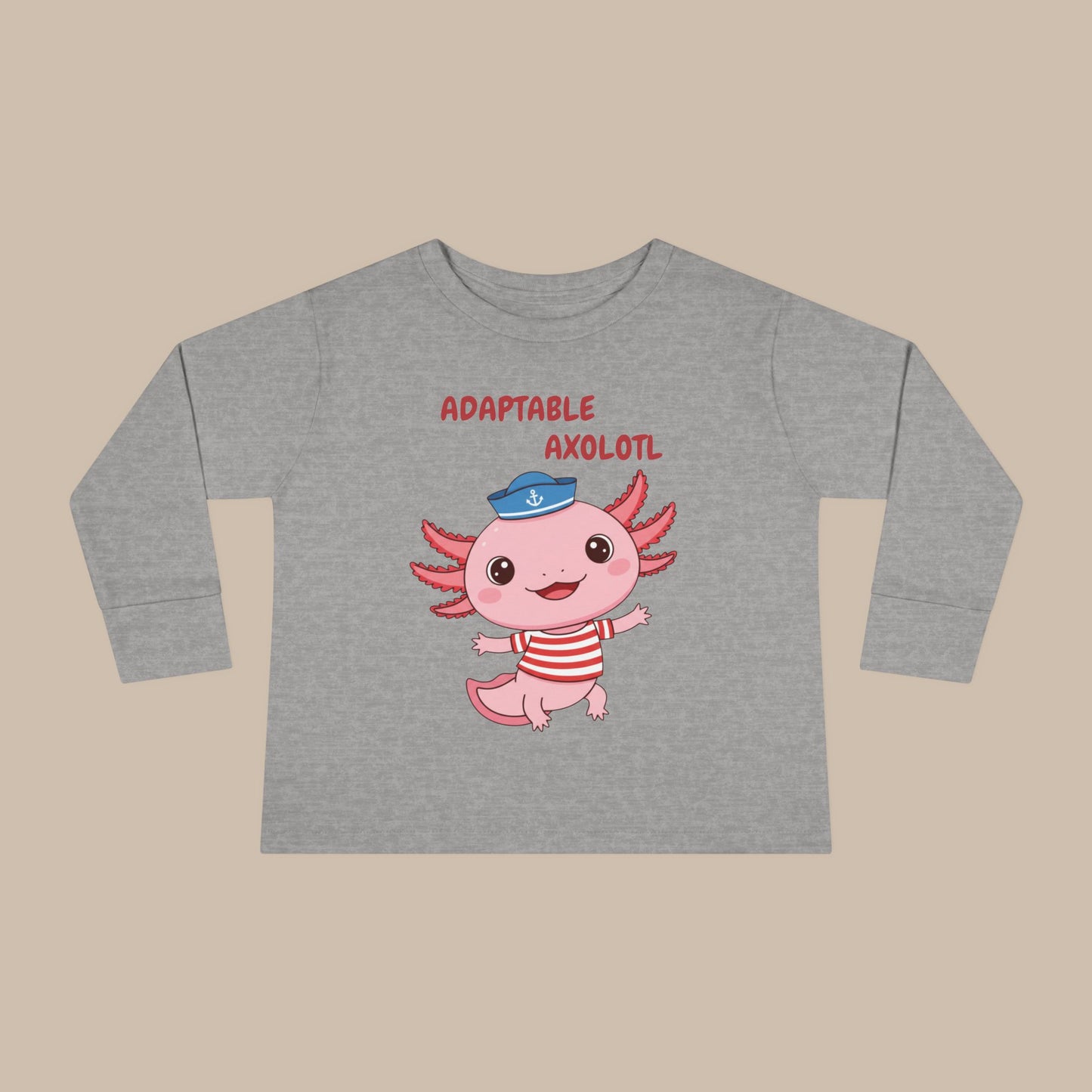 Toddler Long Sleeve Tee - Adaptable Axolotl