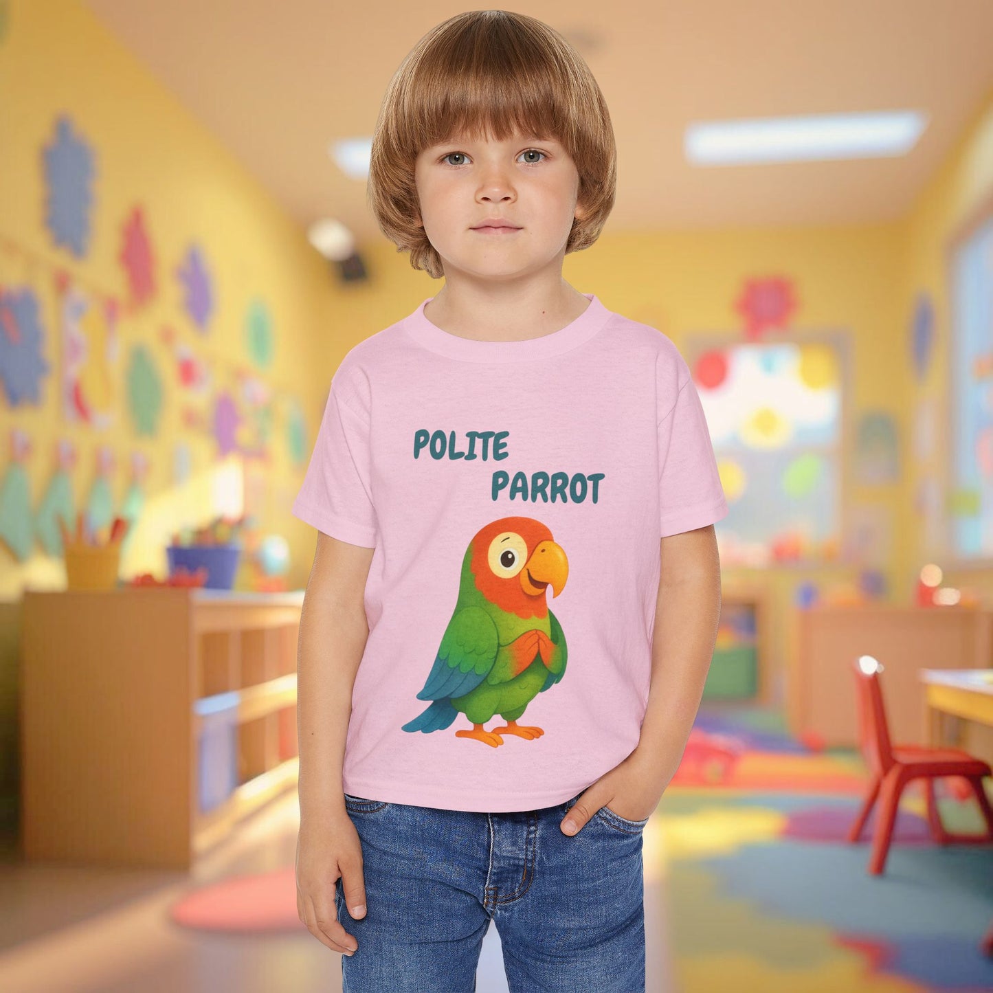Toddler Tee - Polite Parrot