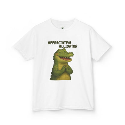 Comfy Kids Tee - Appreciative Alligator