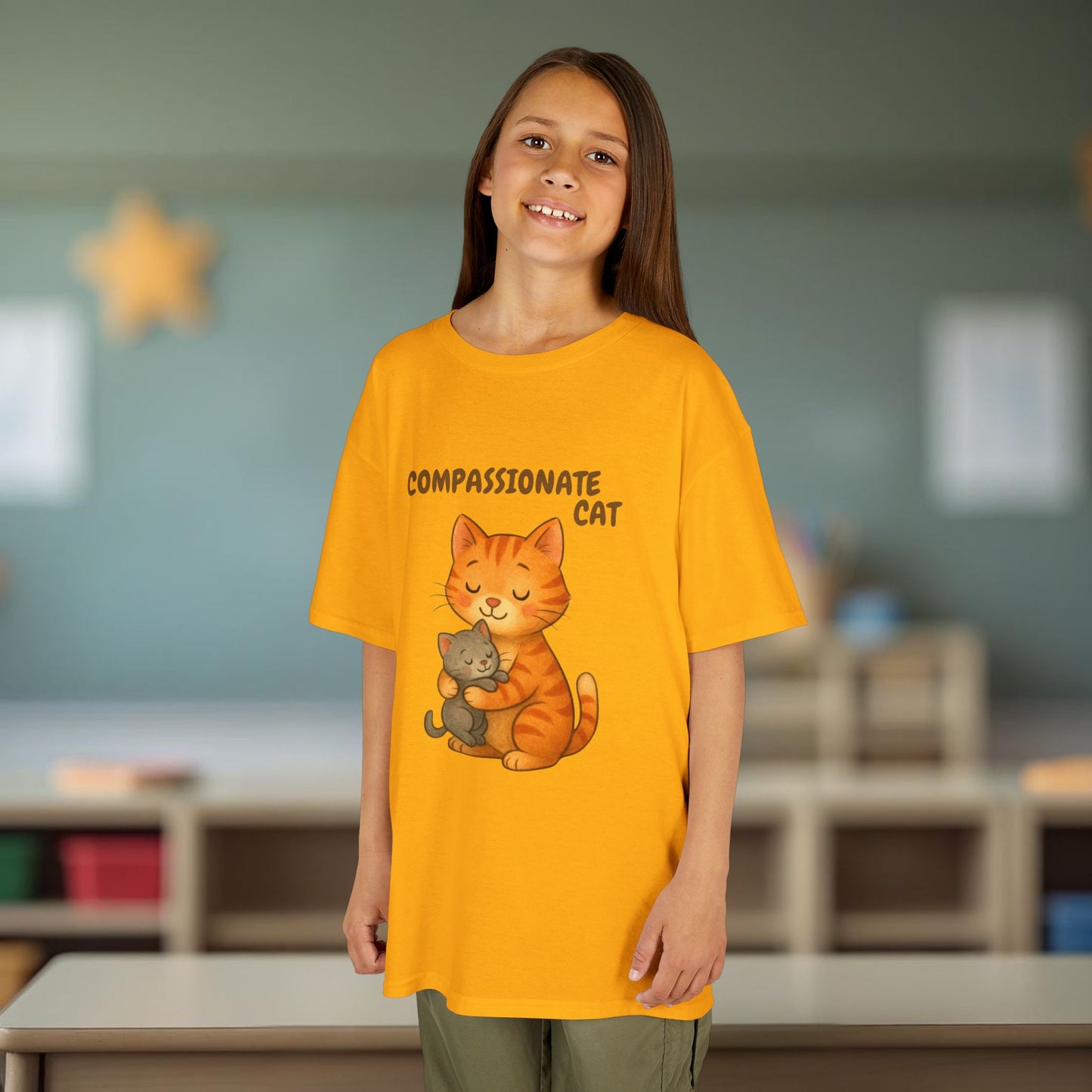 Comfy Kids Tee - Compassionate Cat