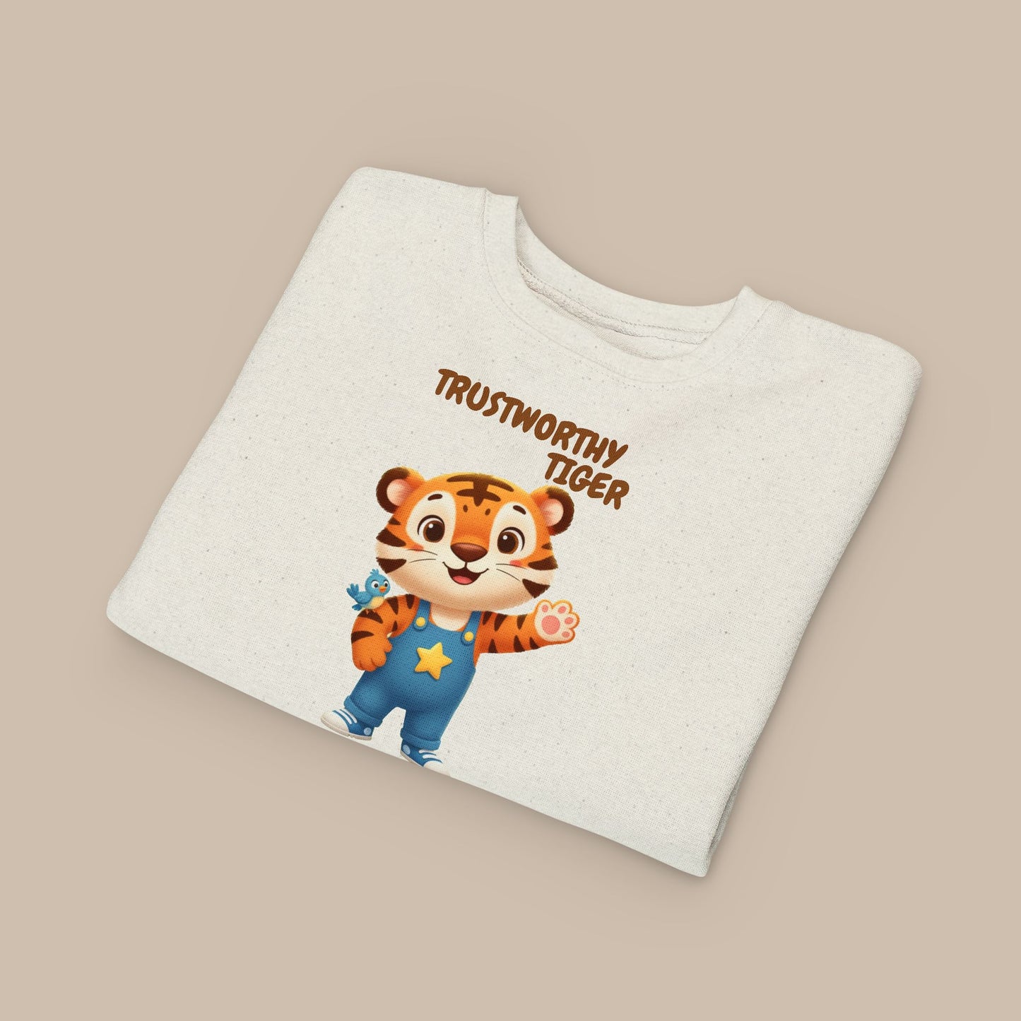Toddler Sweatshirt - Trustworthy Tiger