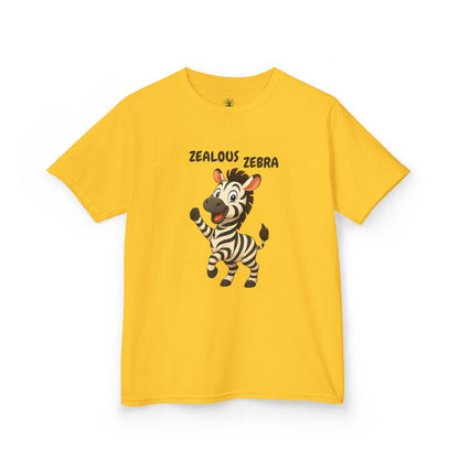 Comfy Kids Tee - Zealous Zebra