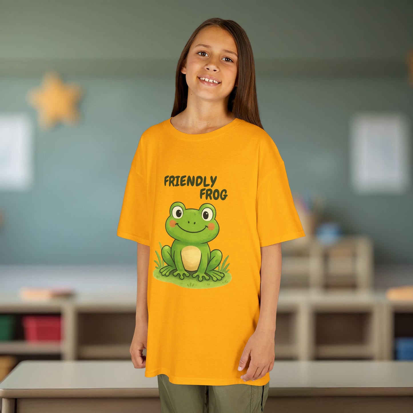 Comfy Kids Tee - Friendly Frog
