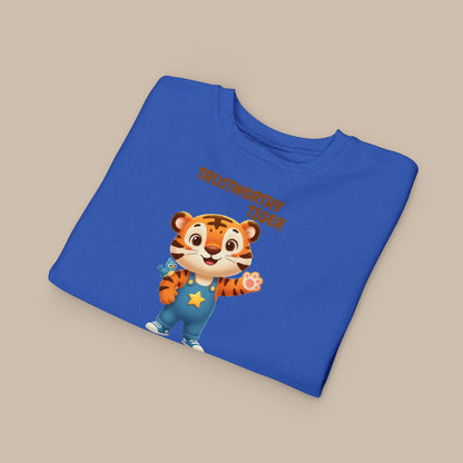 Toddler Sweatshirt - Trustworthy Tiger