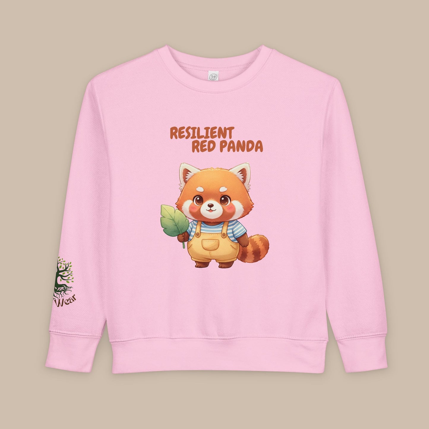 Toddler Sweatshirt - Resilient Red Panda