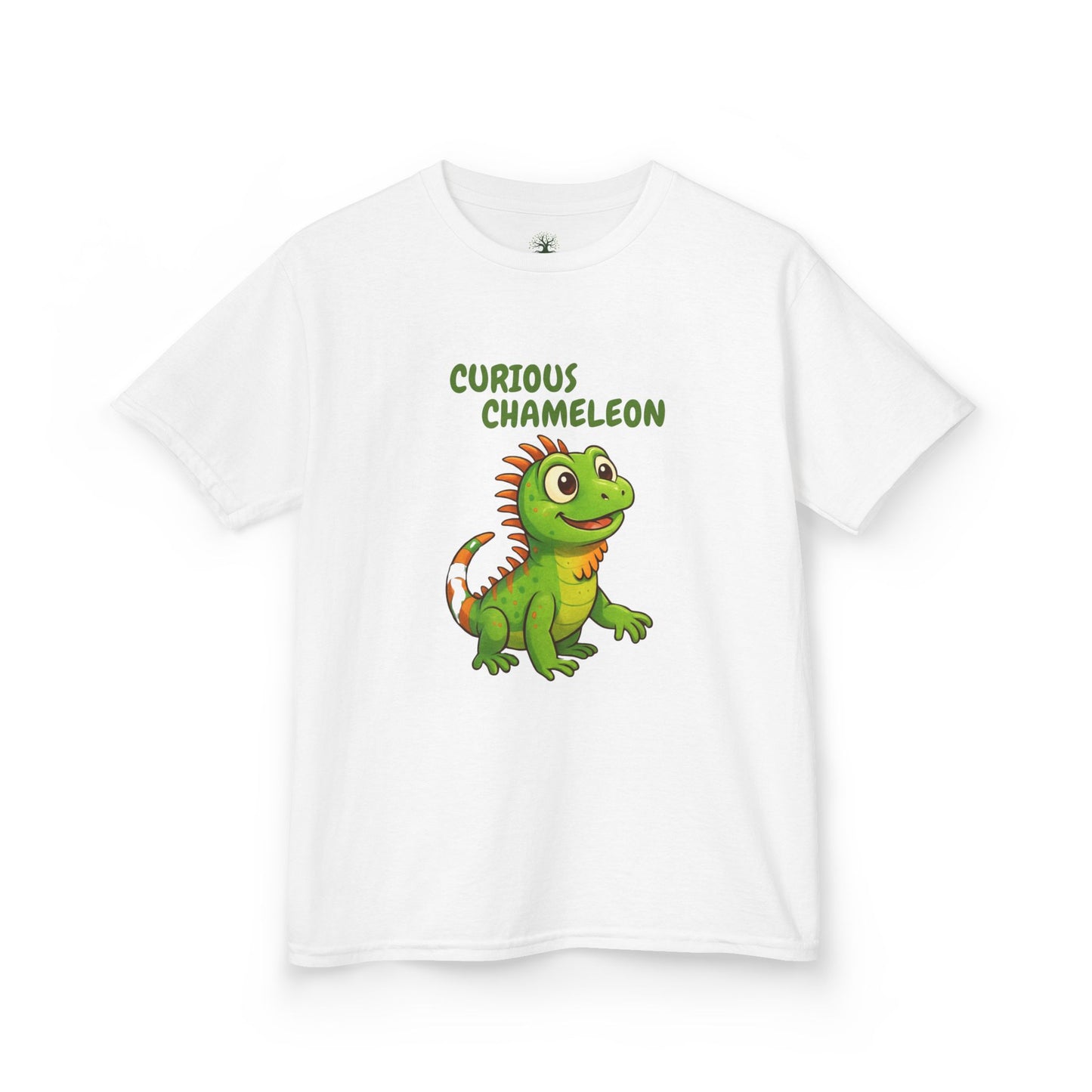 Comfy Kids Tee - Curious Chameleon