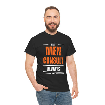 Comfy Cotton Tee - Men Consult
