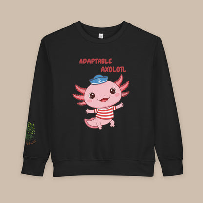 Toddler Sweatshirt - Adaptable Axolotl