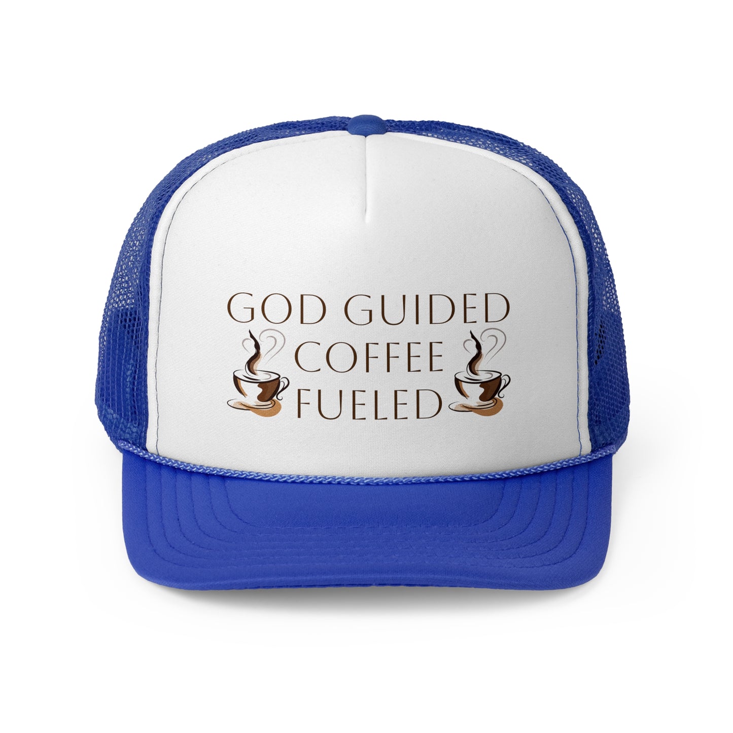 Trucker Cap - God Guided, Coffee Fueled