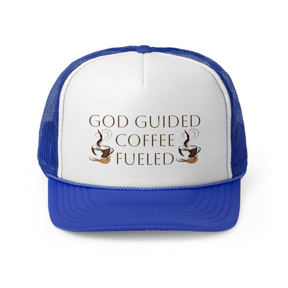 Trucker Cap - God Guided, Coffee Fueled